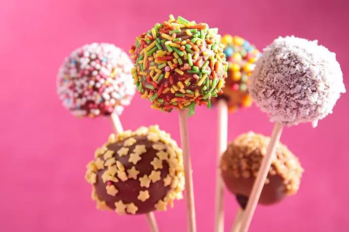 Disco-Ball Cake Pops