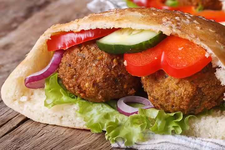 Winter Recipes For Kids-Falafel Burgers Falafel Burgers