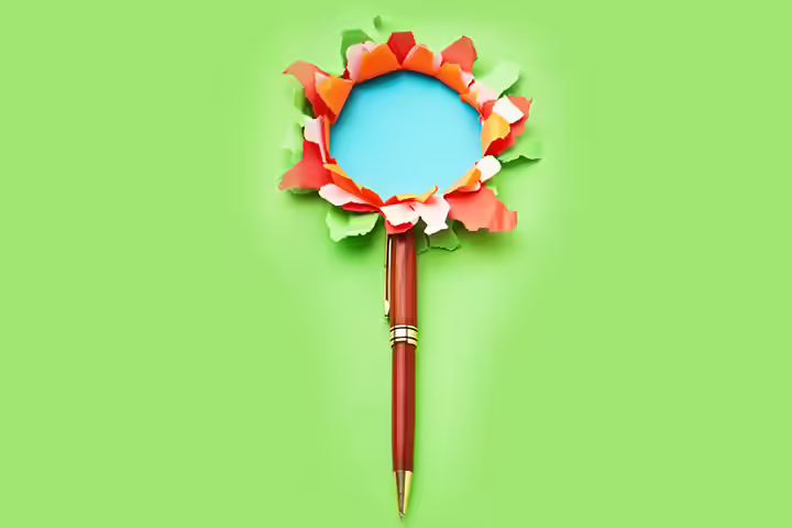 Family Tree Craft For Kids -Flower Pens Flower Pens