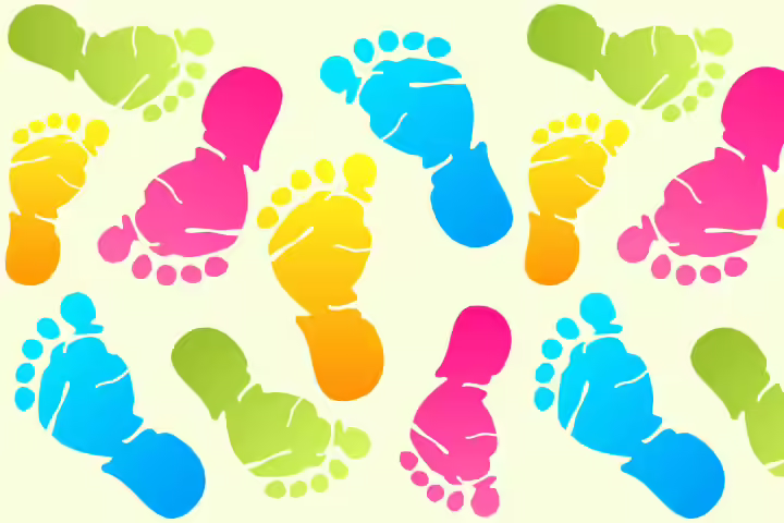 Family Tree Craft For Kids -Footprint T-Shirt Footprint T-Shirt