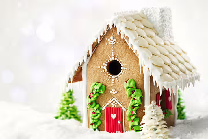 Christmas Recipes For Kids - Gingerbread House Gingerbread House