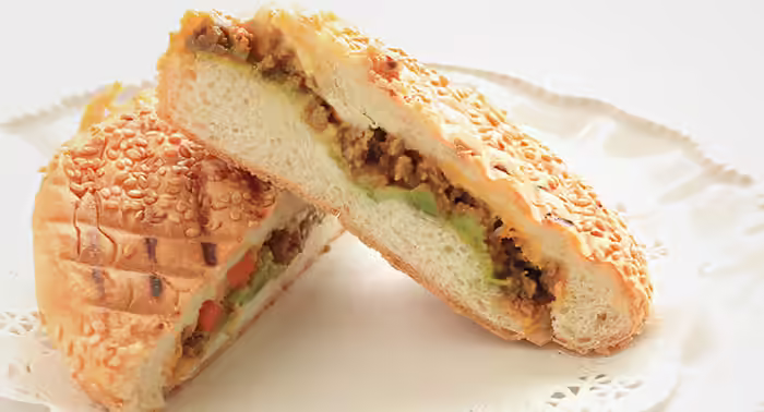 Andhra Breakfast Recipes - Keema Sandwich Keema-Sandwich