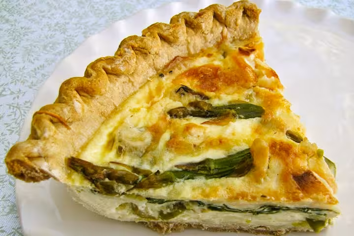Quiche For Toddlers - Leek, Asparagus And Spinach Quiche Leek, Asparagus And Spinach Quiche