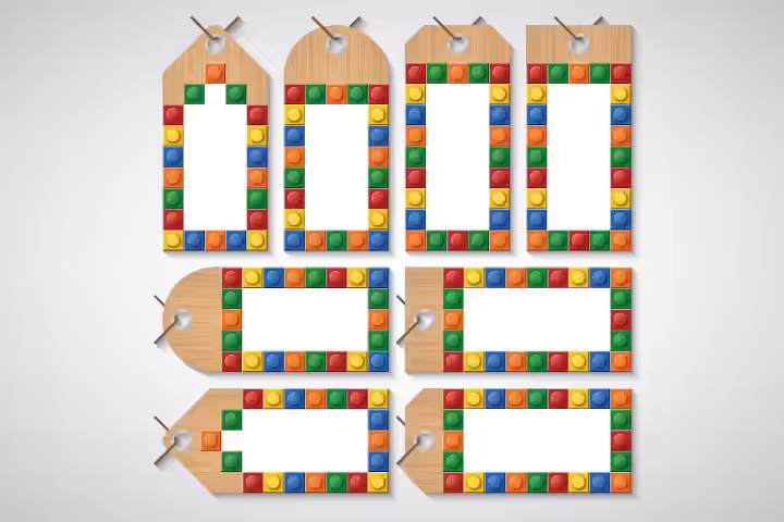 Name tag Lego game for kids Name tag Lego game for kids