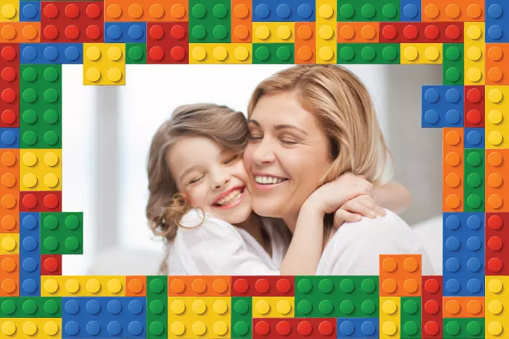 Picture frames Lego game for kids