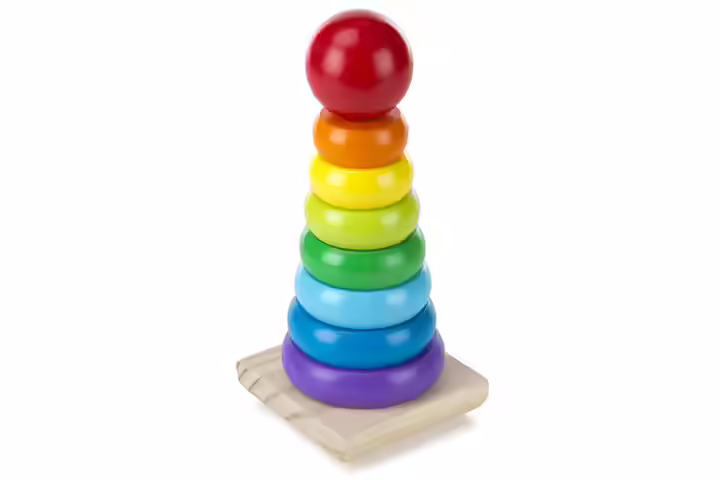 Melissa Doug Rainbow Stacker Melissa Doug Rainbow Stacker