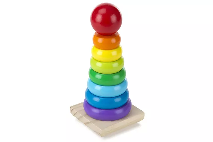 Melissa Doug Rainbow Stacker