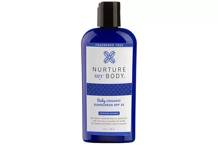 Nurture My Body Baby Organic Sunscreen