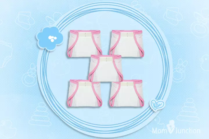 Ollington Street Muslin Diapers With Velcro