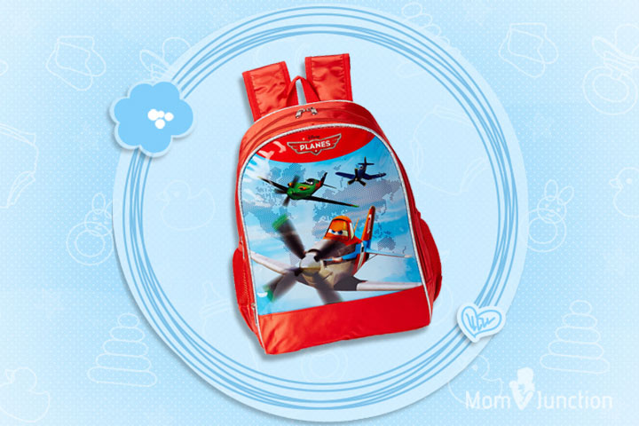 Planes 35 Liters Red Children’s Backpack (St-Kdn-Gp-12-7361-14)