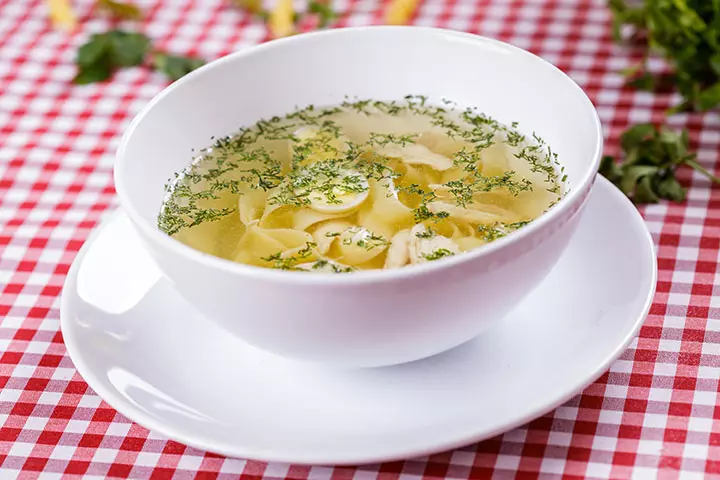 Potato Leek Puree In Chicken Broth