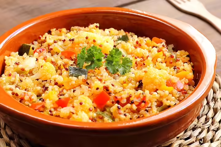Winter Recipes For Kids-Quinoa With Stir-Fried Quinoa With Stir-Fried