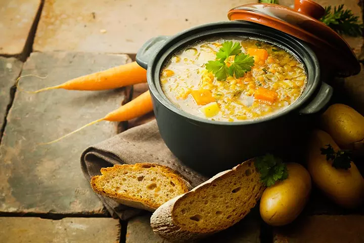 Spicy Root And Lentil Casserole