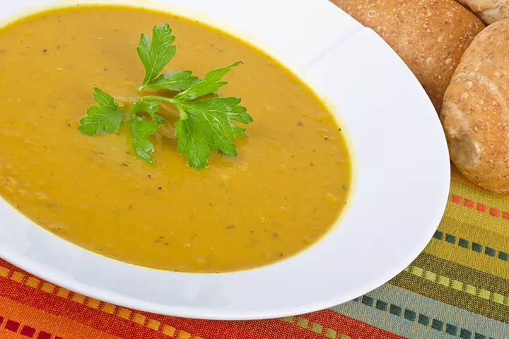 Sweet Potato And Yellow Split Pea Soup