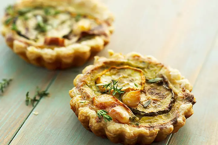 Zucchini And Cottage Cheese Quiche