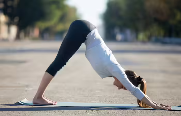 Yoga For Migraine - Adho Mukha Svanasana oga-Asanas-That-Will-Relieve-You-Of-Those-Dreaded-Migraines4