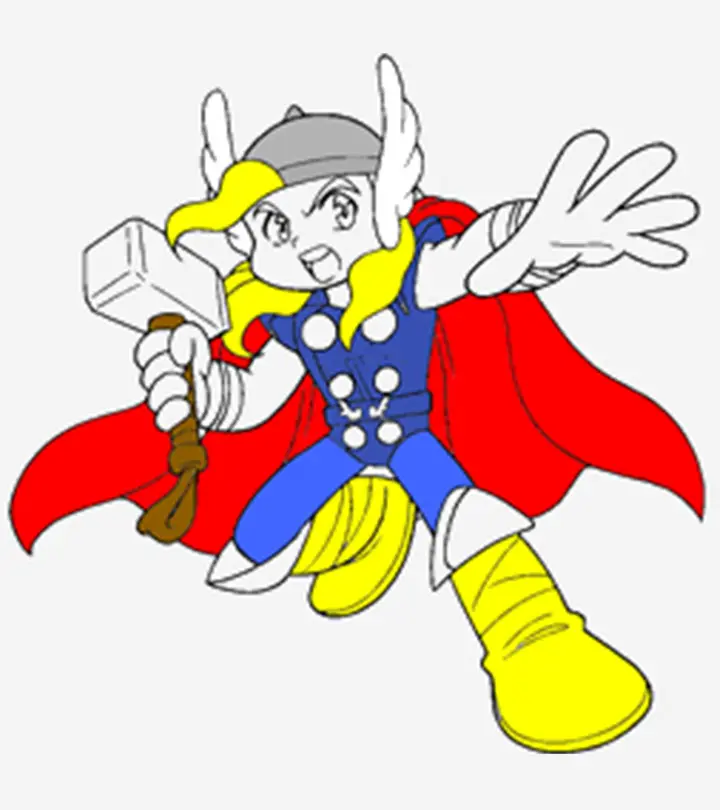 Best Thor Coloring Pages For Toddlers