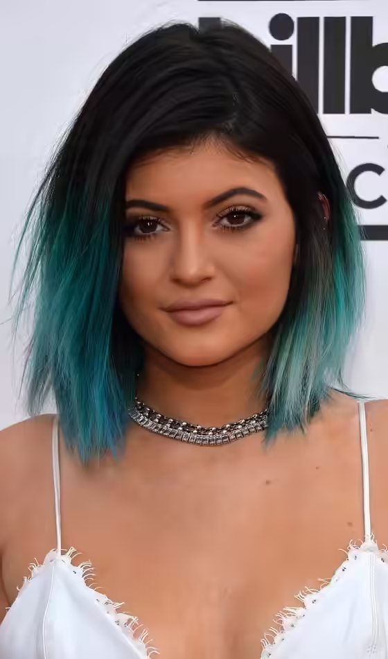Funky Bob Hairstyles - Blue Ombre Blue-Ombre
