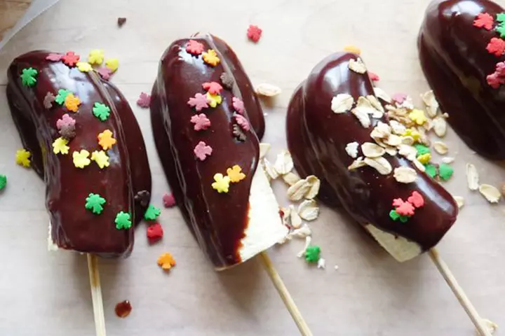 Chocolate Covered Banana Pop