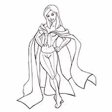 X-Men Coloring Pages - Emma Frost Emma Frost