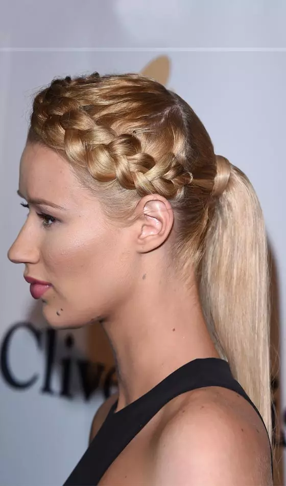 Halo Braid With Ponytail