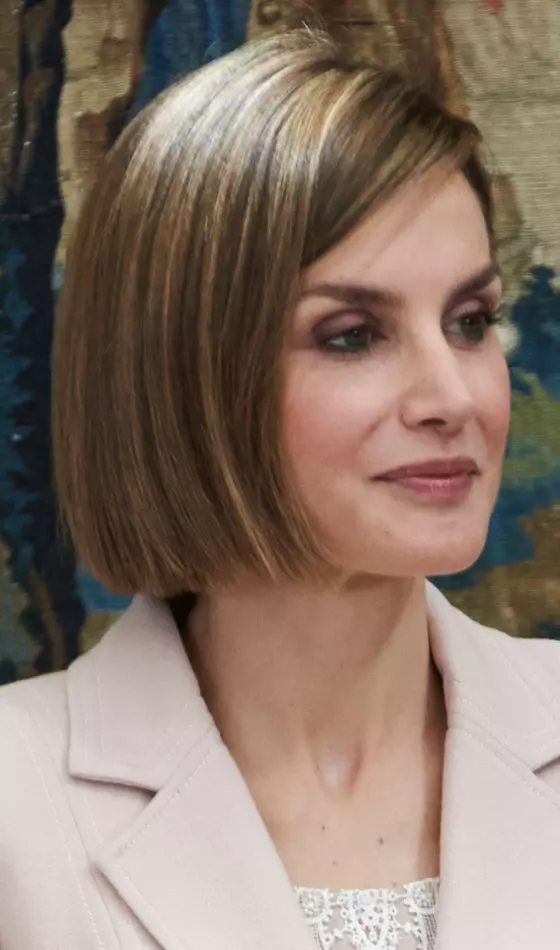 Light Brown Side-Swept Bob