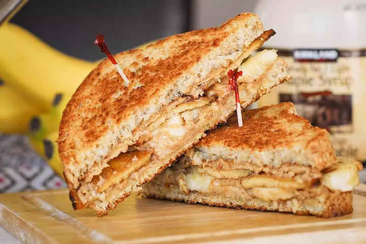 Peanut Butter And Banana Sandwich