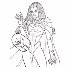 X-Men Coloring Pages - Polaris Polaris