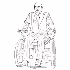X-Men Coloring Pages - Professor X Professor X