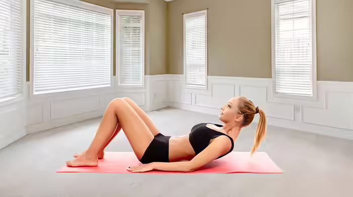 Callanetics Exercises - Pulsed Crunches Pulsed-Crunches-