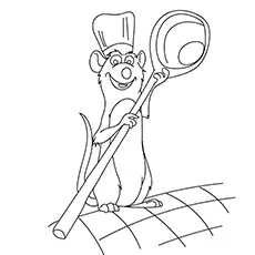 Remy Coloring Pages