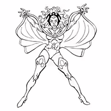 X-Men Coloring Pages - Storm Storm