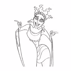Terpsichore Terpsichore Coloring Sheet