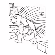 Porcupine On A Shopping Spree
