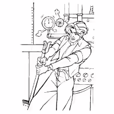 Anastasia Coloring Pages - Dimitri Dimitri