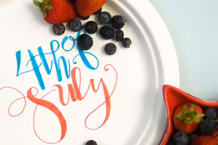 4th Of July Crafts For Kids - Fourth Of July Paper Picnic Plates Fourth Of July Paper Picnic Plates
