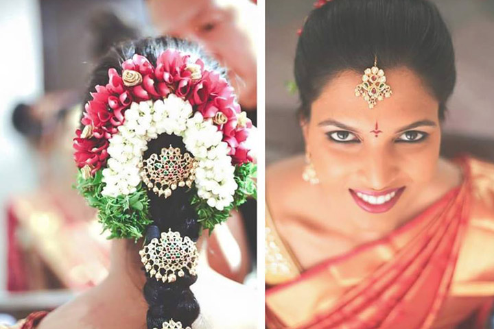 Perfect South Indian Bridal Hairstyles For Receptions