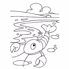 Lobster Coloring Pages - Lobster By The Sea Lobster By The Sea