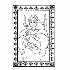 Anastasia Coloring Pages - Marie Feodorovna Marie Feodorovna