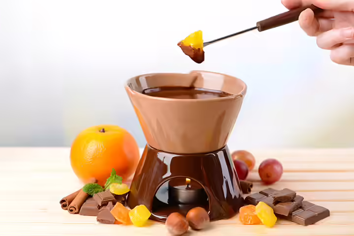 Chocolate Fondue Recipes For Kids - Orange Zest Chocolate Fondue Orange Zest Chocolate Fondue