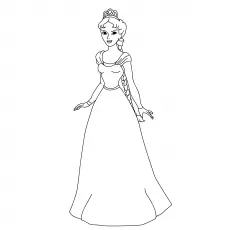 Queen Elinor Coloring pages