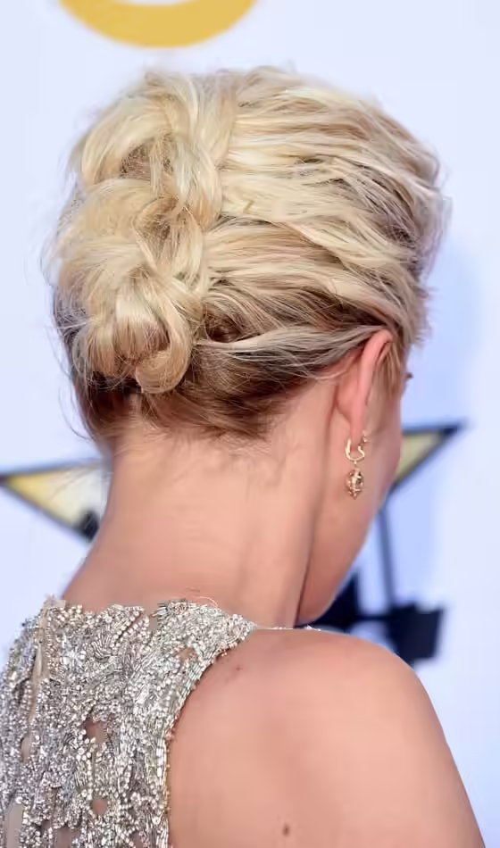 Rope Braid Hairstyles - Rope Braided Updo Rope Braided Updo