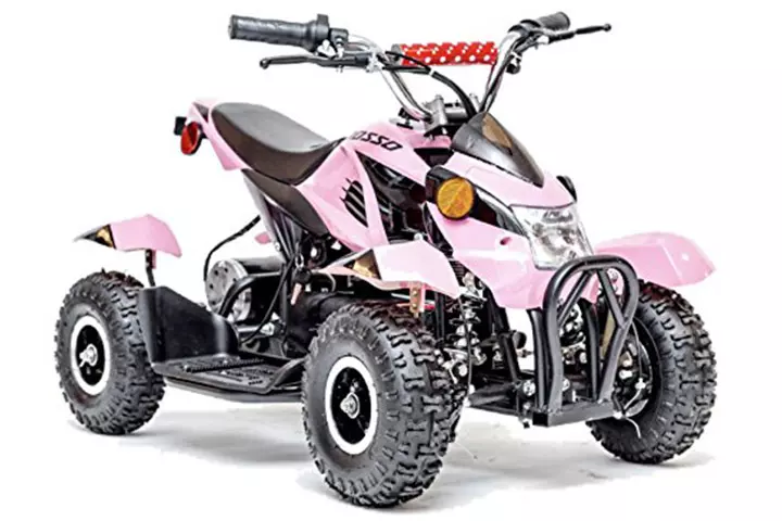 Rosso Motors ATV Kids Quad 4 Wheeler for girls