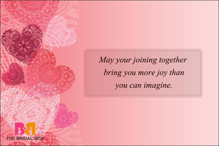 Formal Wedding Day Wishes - More Joy Than You Can Imagine