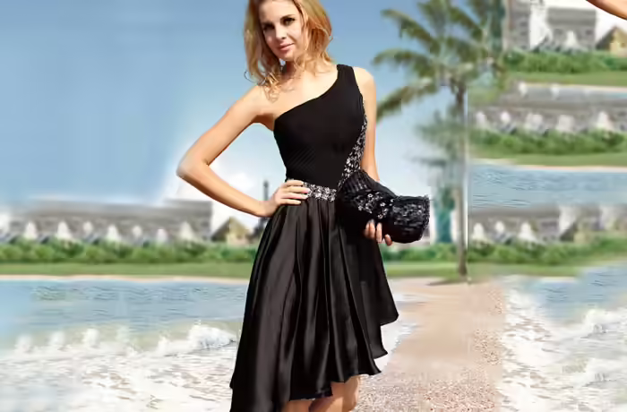 Asymmetrical hem lines make your legs longer Asymmetrical hem lines make your legs longer