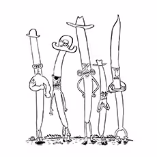 Badass Beans Badass Beans Coloring Page