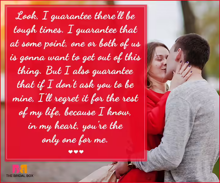 Marriage Proposal Quotes - The Only One For Me Marriage Proposal Quotes - The Only One For Me