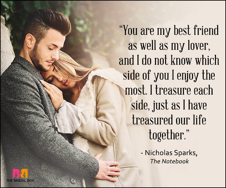 Romantic Love Quotes For Him Nicholas Sparks
