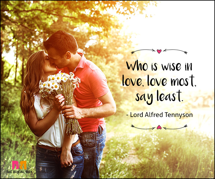 short love quotes for her - Lord Alfred Tennyson