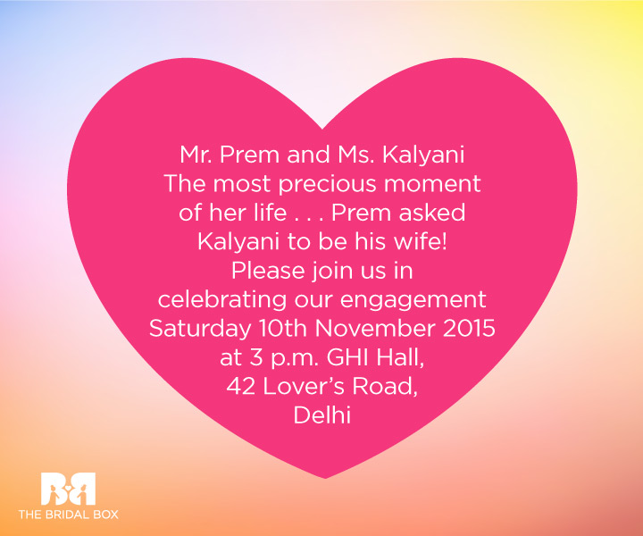 The Perfect Engagement Invitation - 42 Lovers Road Delhi
